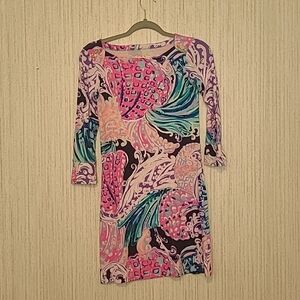Lilly Pulitzer Size XXS Colorful Abstract Print Dress